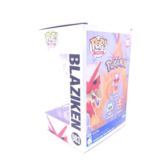 Funko Pop Pokémon Blaziken 983 Games Vinyl Figure Toy New Sealed Near Mint - Picture 8 of 11